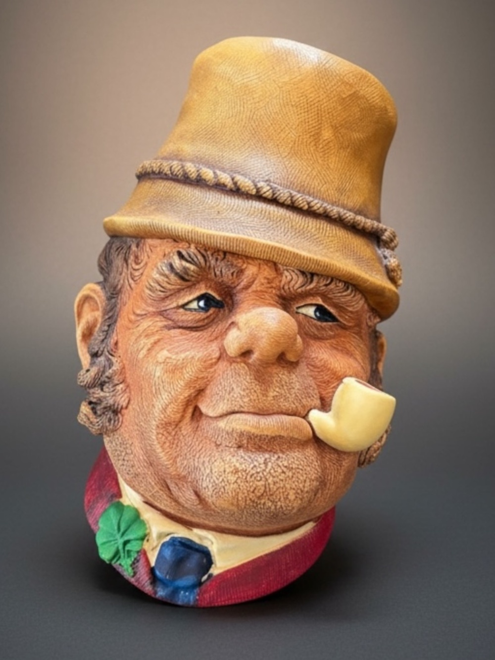 Vintage Bossons Chalkware “Paddy Irish Man” Head 1960s England